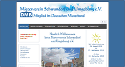 Desktop Screenshot of mieterverein-sad.de